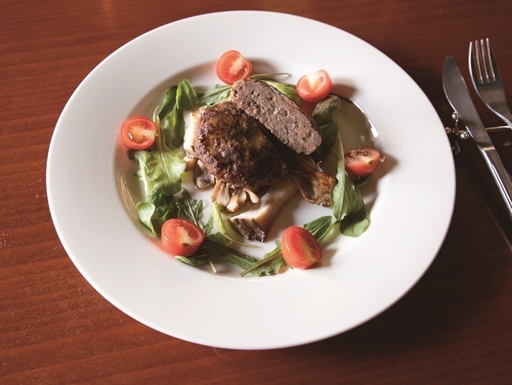 鹿肉のハンバーグ