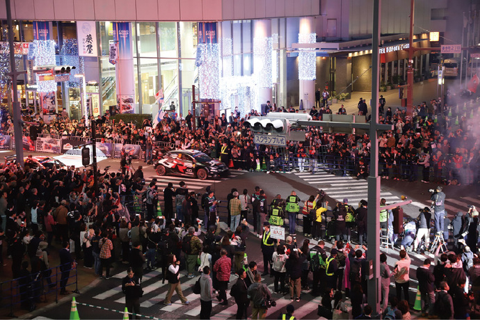 世界ラリー選手権 フォーラムエイト・ラリージャパン2025の様子