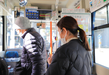 バス利用の様子