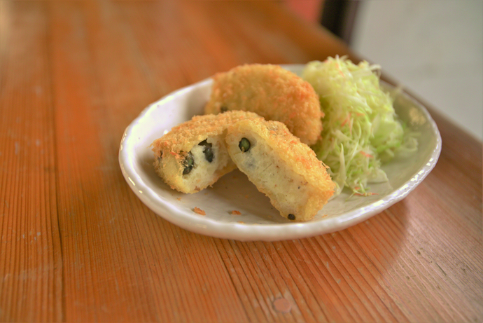 自然薯のコロッケ