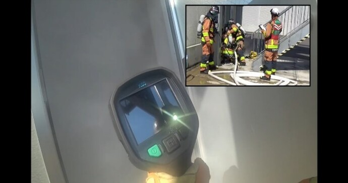 出動体験動画の一場面