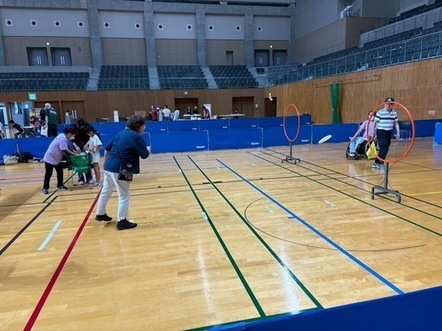 当日の様子 フライングディスク