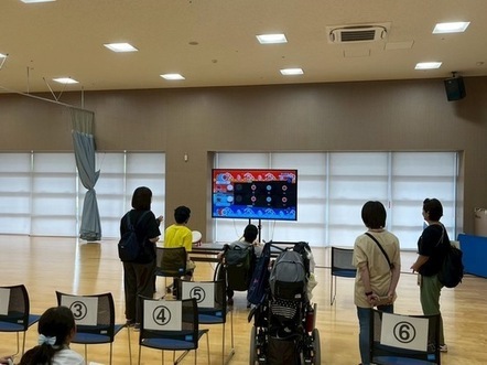 当日の様子eスポーツ（リズムゲーム）