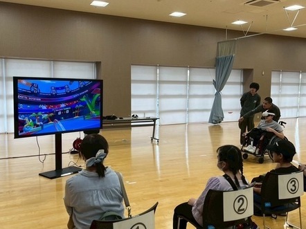 当日の様子eスポーツ（バーチャル・リアリティ・ゲーム）