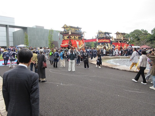 挙母まつり試楽祭　樹木三町曳き込み　10月18日（土曜日）