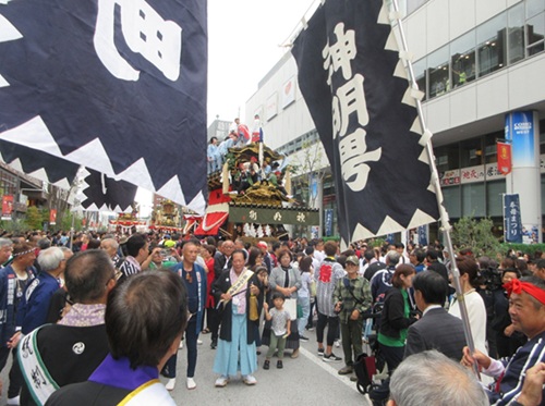 挙母まつり試楽祭　五町曳き出発式　10月18日（土曜日）