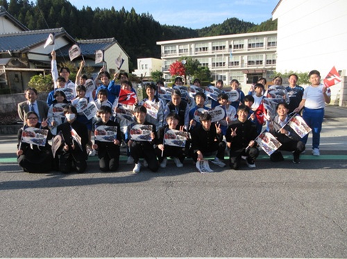 フォーラムエイト・ラリージャパン2025 リエゾン応援活動（稲武地区）　11月7日（金曜日）