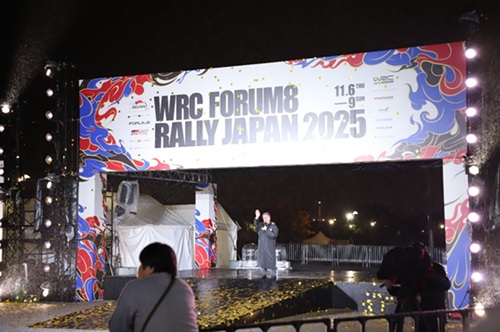 フォーラムエイト・ラリージャパン2025　セレモニアルフィニッシュ　11月9日（日曜日）