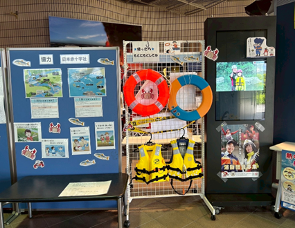 過去の写真 展示01 水害への備え啓発ブース