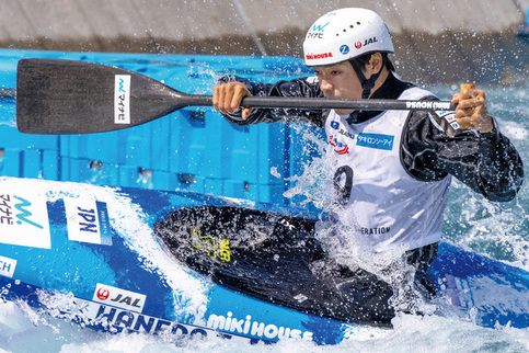羽根田卓也選手の競技写真