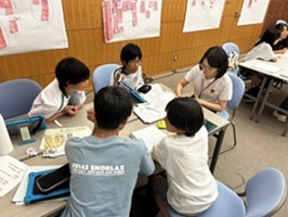 写真：テーマづくりのディスカッション