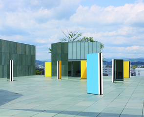 屋外彫刻テラス