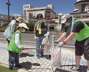 スポGOMI大会の様子