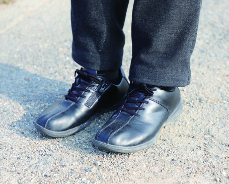 新調した運動靴