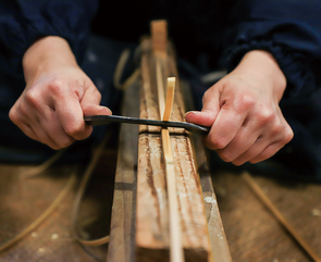 身漉きの作業の様子