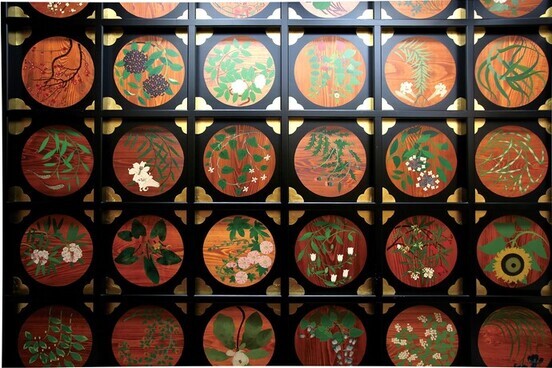 松平東照宮拝殿の天井画