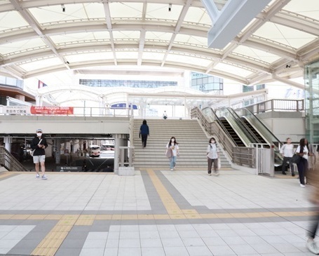 リニューアルした豊田市駅西口