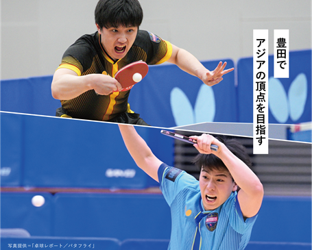 アジア競技大会　卓球男子日本代表の張本智和選手と篠塚大登選手