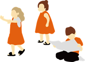 イラスト：こども園のイメージ