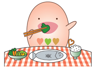イラスト たべまる
