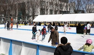 写真：スケート体験