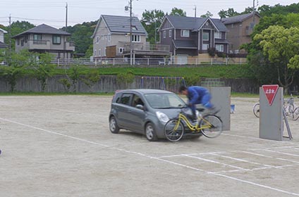 写真：高橋地域で交通安全教室