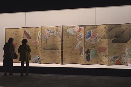 写真：豊田市博物館コレクション展示「藤井達吉と小原和紙工芸」