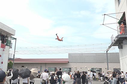 写真：救助技術訓練一般見学会