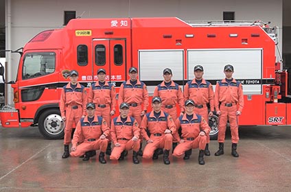 写真：特別消防救助隊 発足式