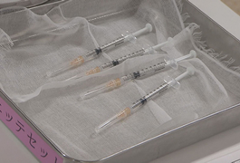 写真：新型コロナウイルスのワクチン接種を開始