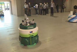 写真：ロボットプラットフォーム「RaaS」を開発 公開実験