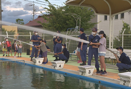 写真：少年消防クラブ 防火防災体験ツアー