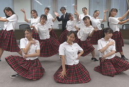 写真：豊田大谷高校ダンス部が全国大会出場報告