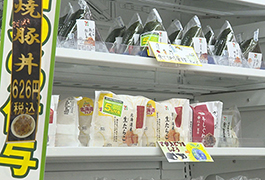 写真：コンビニに食品ロス削減POP掲示