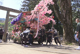 写真：足助春まつり