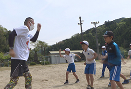 写真：走り方教室