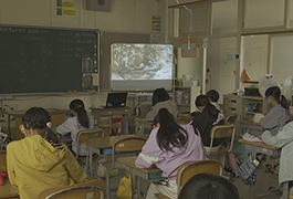写真：動画「きっと行きたくなる 豊田市の森」を五ケ丘小学校で初披露