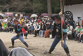 写真：四郷棒の手警固祭り