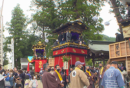 写真：足助祭り