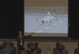写真：足助高校で次世代航空モビリティに関する講演会を開催