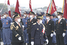 写真：令和5年豊田市消防出初・観閲式