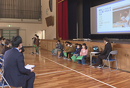 写真：上鷹見小学校 わくわく学習発表：