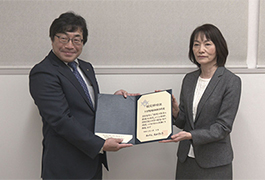 写真：トヨタ紡織広瀬株式会社と「環境の保全を推進する協定」を締結