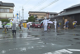 写真：春の交通安全市民運動