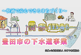 写真：豊田市の下水道事業