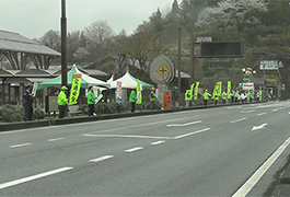 写真：歩行者の安全確保及び二輪車事故防止キャンペーン