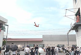 写真：救助技術訓練一般見学会