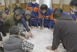 写真：消防団と自主防災会の連携強化に向けた共同研修会を実施