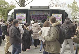 写真：トヨタヴェルブリッツ開幕戦の場外イベントでe-Paletteを活用