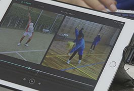 写真：とよた地域クラブ活動 ICTツールを活用する実証事業